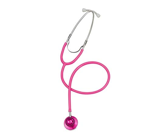 Basic Nurse Scope (External Spring Type) Double Pink 1pc