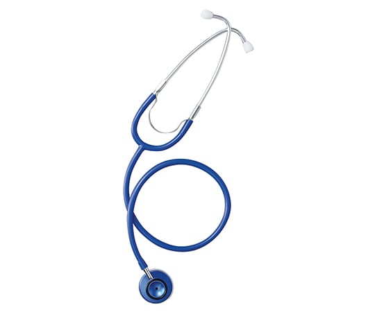 Basic Nurse Scope (External Spring Type) Double Blue 1pc
