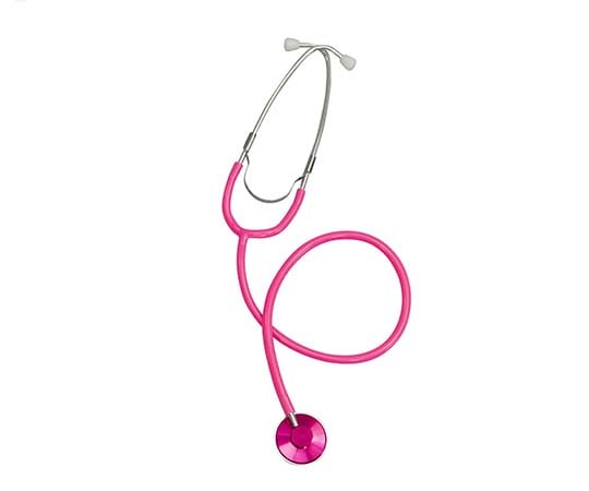 Basic Nurse Scope (external spring type) single pink 1 piece