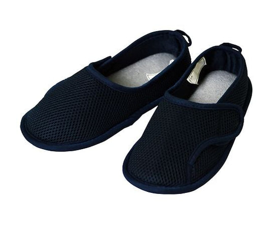 Supportive room shoes (closed toe type) Navy LL B00212 1 pair