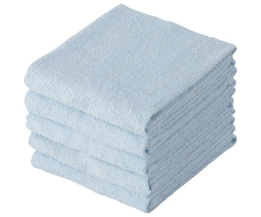 Light color face towels 5-pack Blue 571203 1 bag (5 pieces)