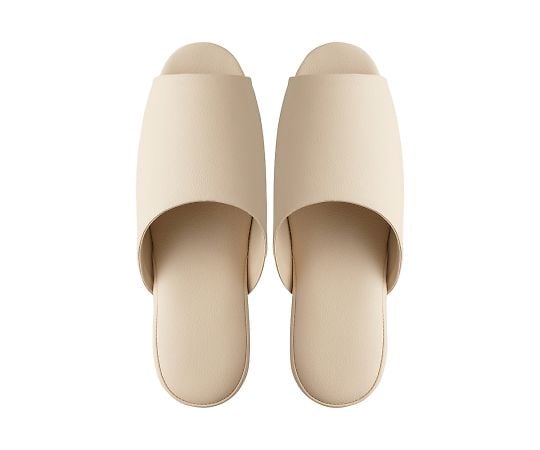 Basic slippers, beige, L, 573993, 1 pair
