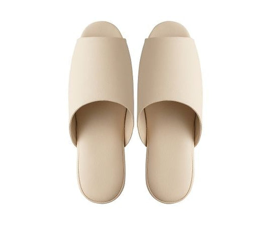 Basic slippers, beige, M, 573153, 1 pair