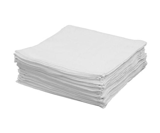 Checkered pattern hand towels, set of 50, white, 571425, 1 bag (50 pieces)