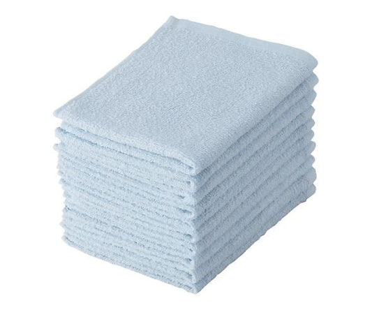 Light colored hand towels, set of 10, blue, 571258, 1 bag (10 pieces)