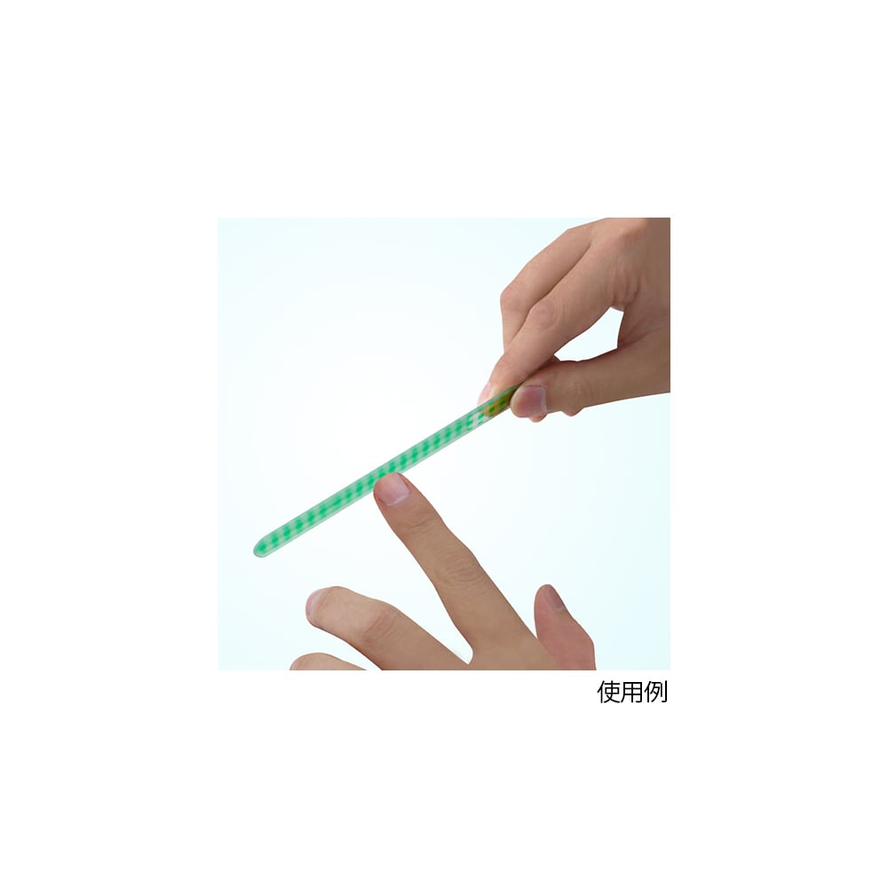 Glass nail file, green, GNF-GN, 1 piece