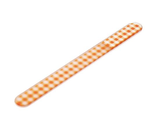 Glass nail file, orange, GNF-OR, 1 piece