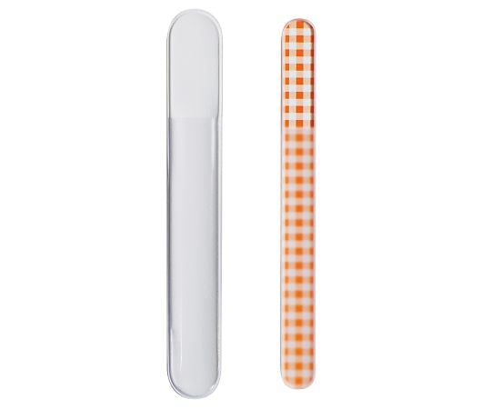 Glass nail file, orange, GNF-OR, 1 piece