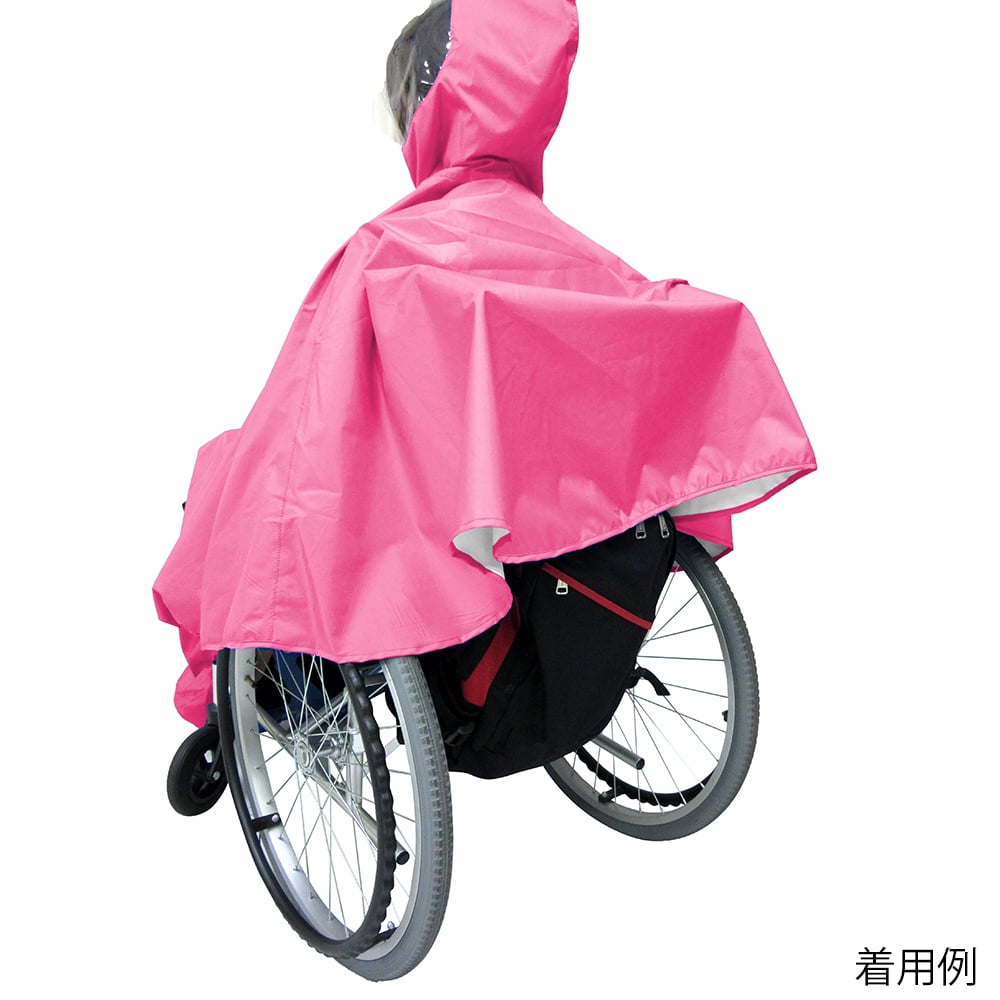 휠체어 레인 하루치 (판초 타입) 핑크 판초 KS-001 1 장