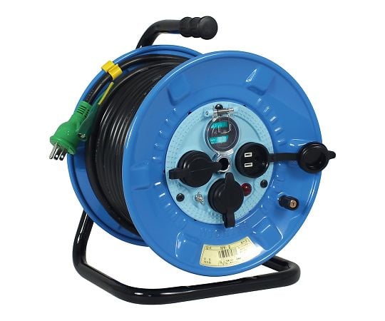 電工ドラム（屋外型・防雨・防塵型・漏電保護専用ブレーカー付）　NPW-EB23 1台