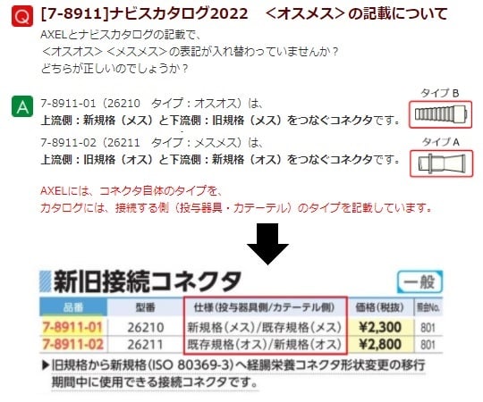 新旧接続チューブ（栄養用） メスメス 1箱（10個入）　26211 1箱(10個入)