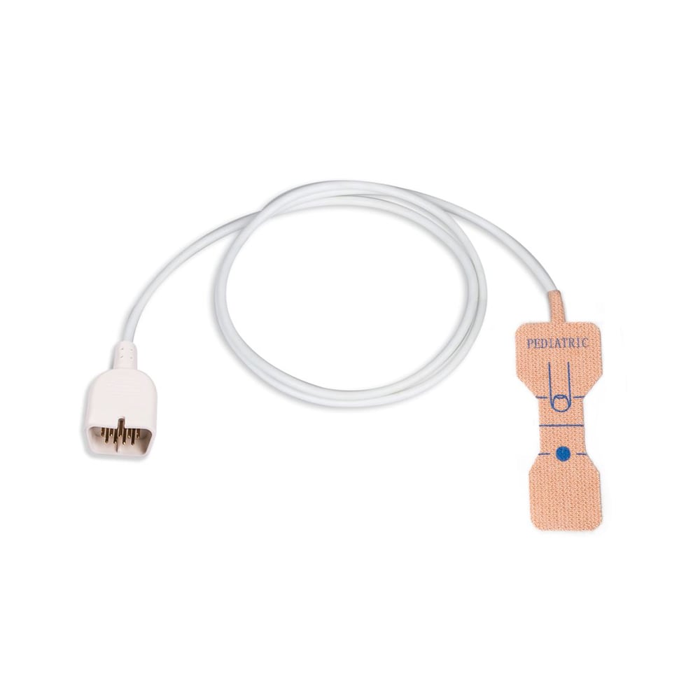 ディスポーザブルSpO2センサ（日本光電互換）/小児 伸縮不織布 0.9m 24本入　NT523-16 1箱(24本入)