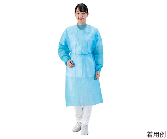 アイソレーションガウン（少量・箱入り）　ブルー　10枚入　IG-B 1箱(10枚入)