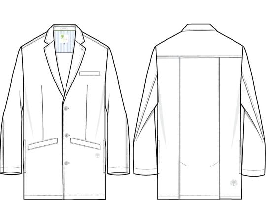 THE WHITE COAT Men's White Coat (Professional Series) M Size 5103-38 1 piece