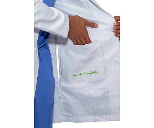 THE WHITE COAT Men's White Coat (Professional Series) M Size 5103-38 1 piece