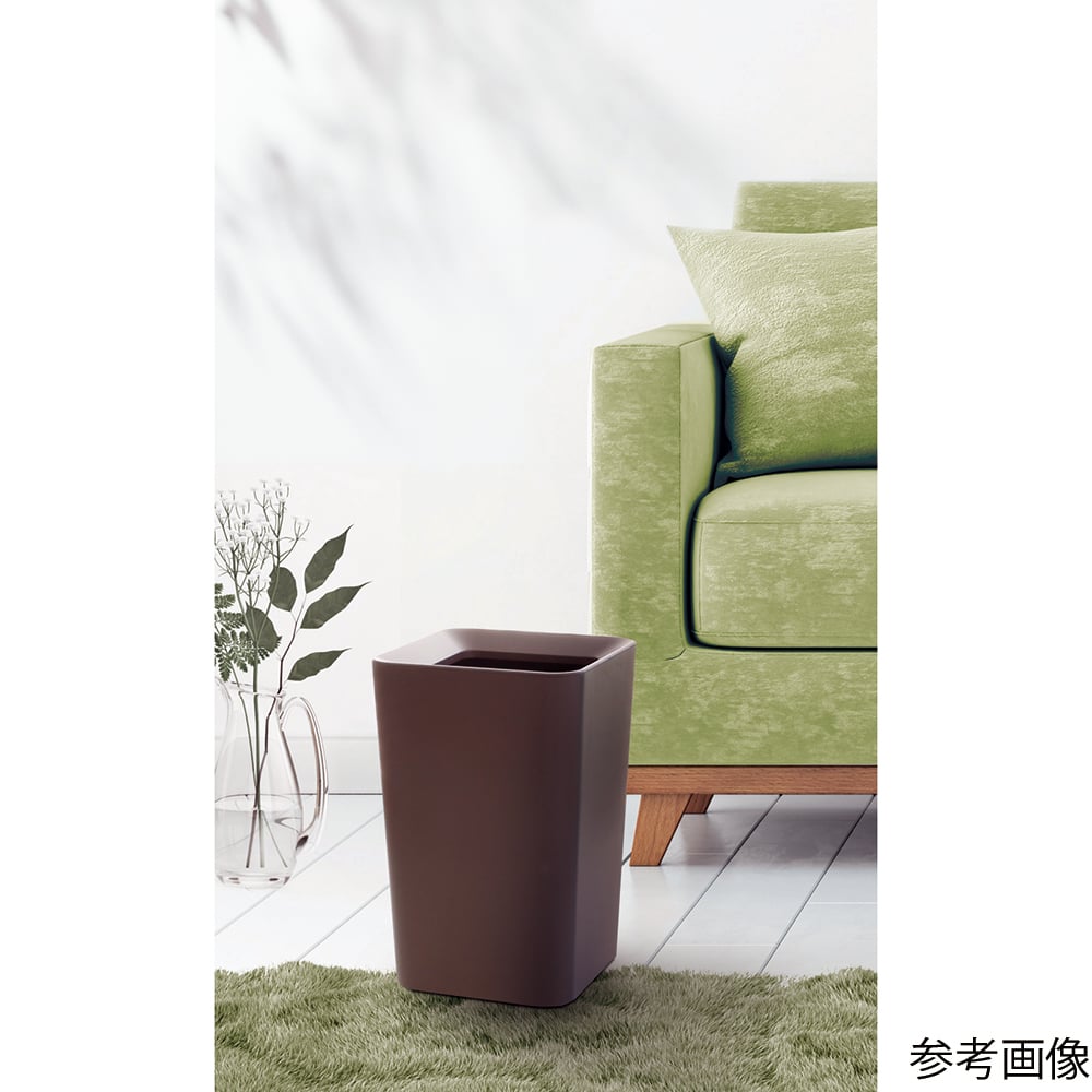 ダストボックス　ルクレールCV　角型　6.6L　ブラウン　621239 1個