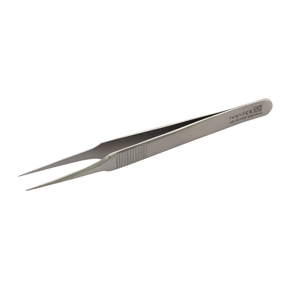 Micro tweezers No.4 110mm AB 501/04 1pc