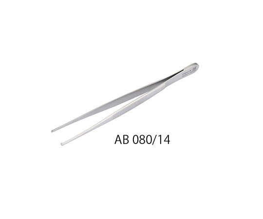 外科ピンセット　有鉤・直（細）　145mm　AB 080/14 1本