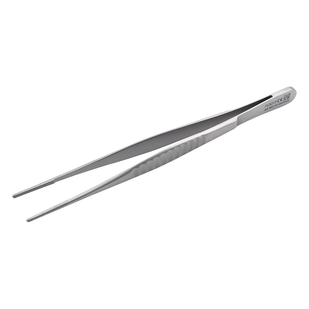 Atrauma Tweezers Straight Tip Width 2.0mm Total Length 160mm AB 862/16 1pc