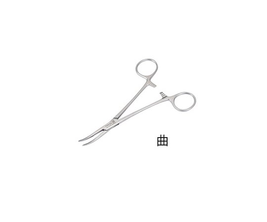 Kelly forceps, hookless, curved, 160mm, AA 173/16, 1 piece