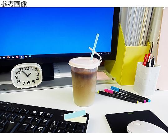 캡 부착 스트로 컵(메모리 첨부) 아이스 KK-375 1개