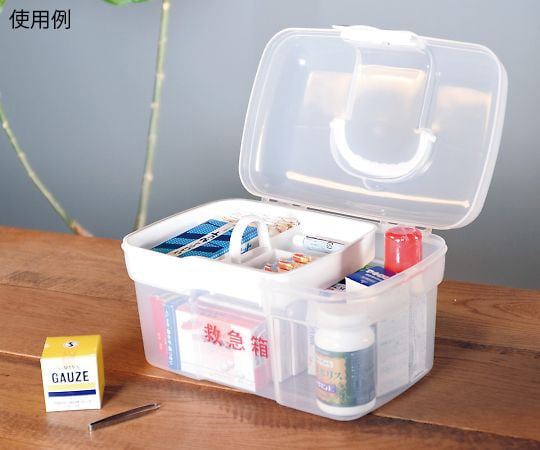Carrying First Aid Kit Clear 1pc
