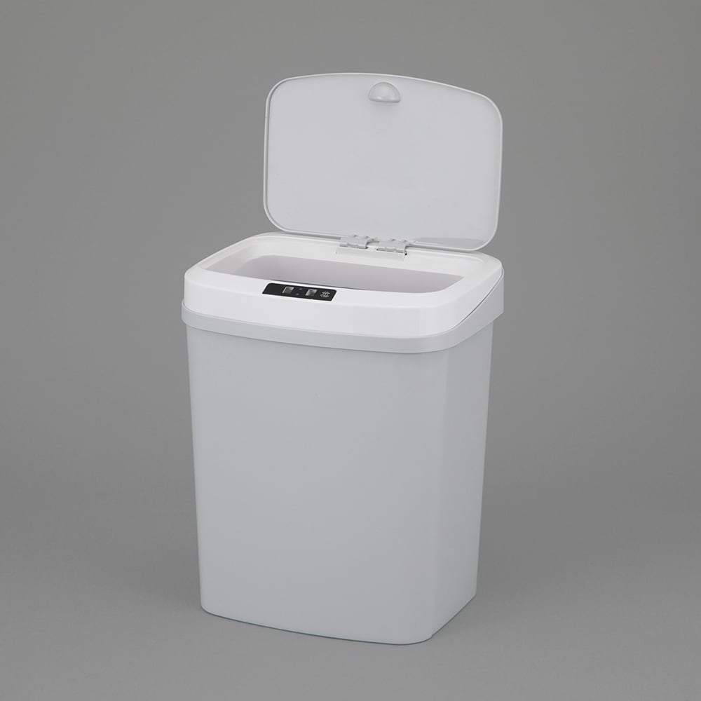 自動開閉ゴミ箱（床置きタイプ） 15L ホワイト　PD-CD15L 1セット