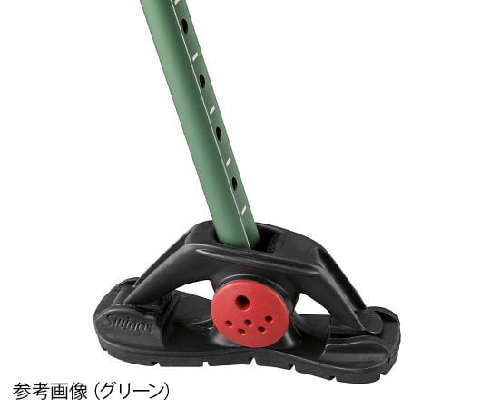 歩きやすいステッキ（ビッグフットタイプ）　BigFootCane　Green 1本