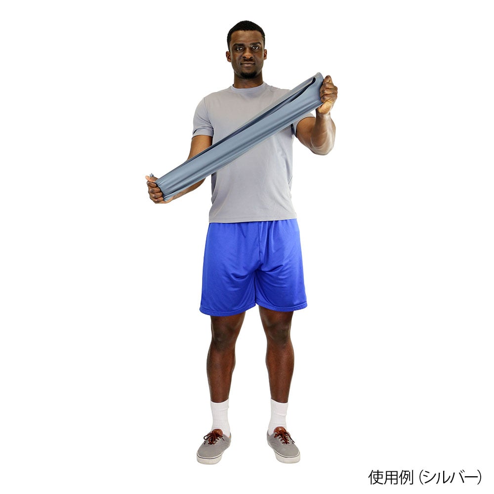 ゴーバンド（ラテックスフリー）　長さ1.5m　シルバー　10-6546 1本