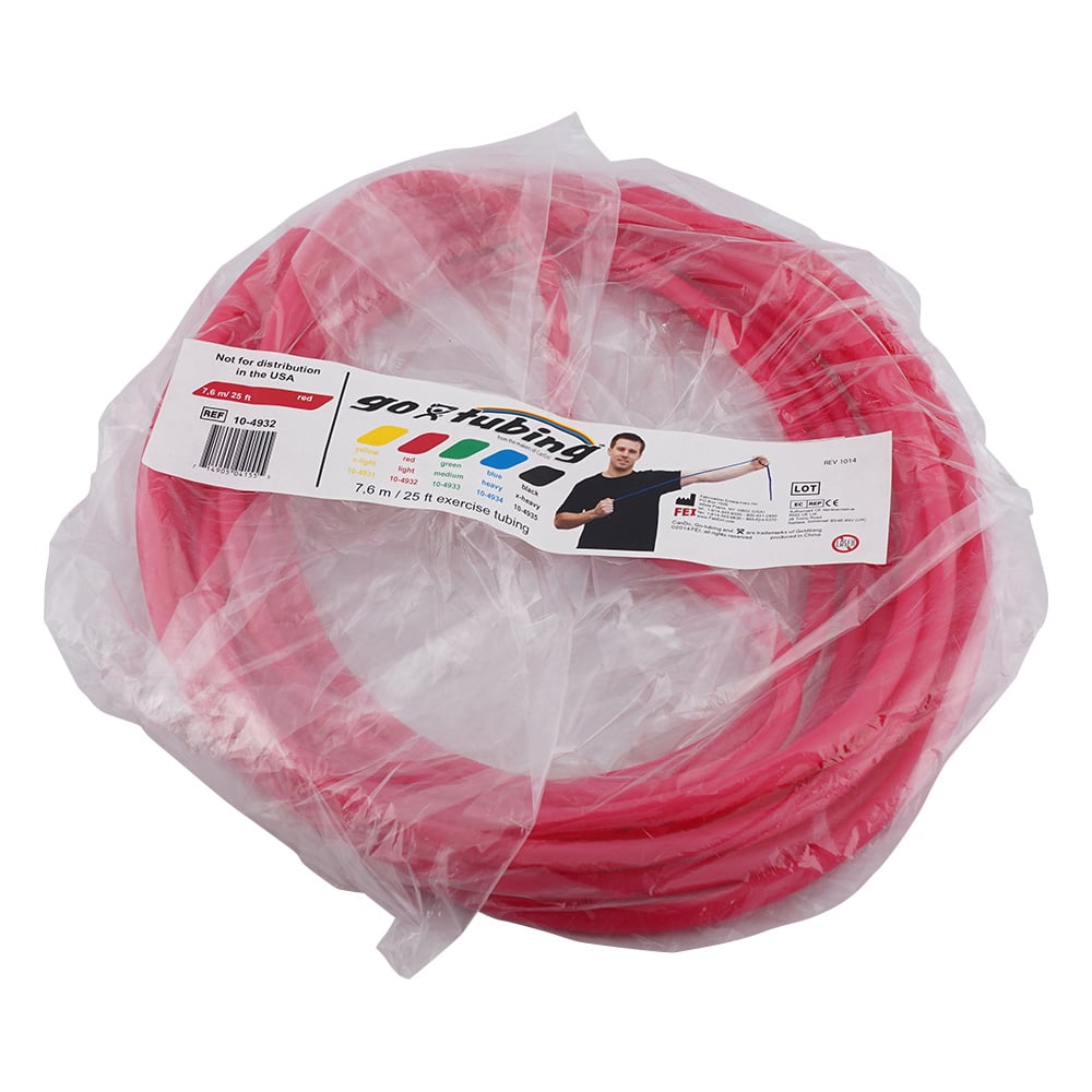 GoTube (latex free) 7.6m long, red, 10-4932, 1 roll
