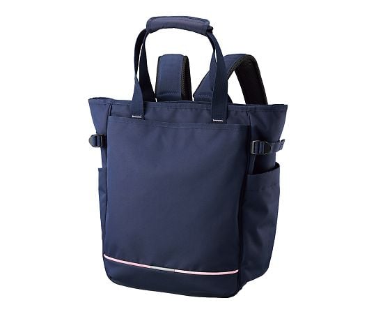 訪問トートバッグ　フリー　ネイビー　KZN903-18 1個