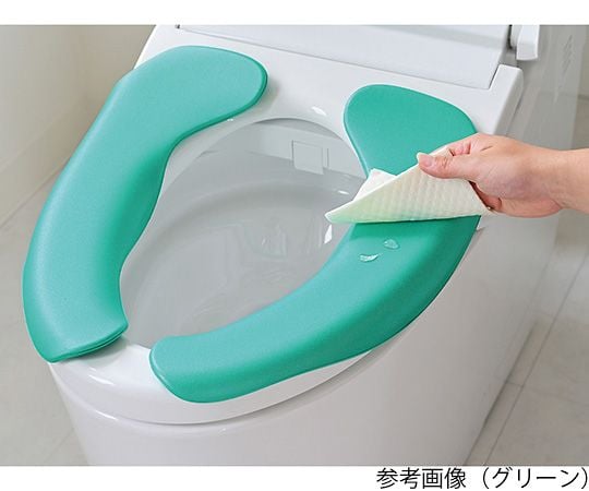 拭けるらくらく便座クッション　ピンク　29451 1枚