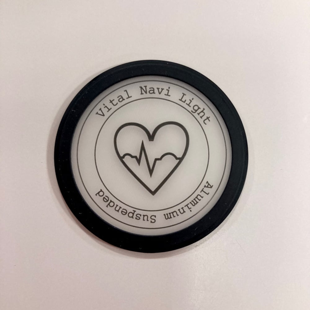 VitalNavi Stethoscope Light Suspended Option Replacement Diaphragm Black 1pc