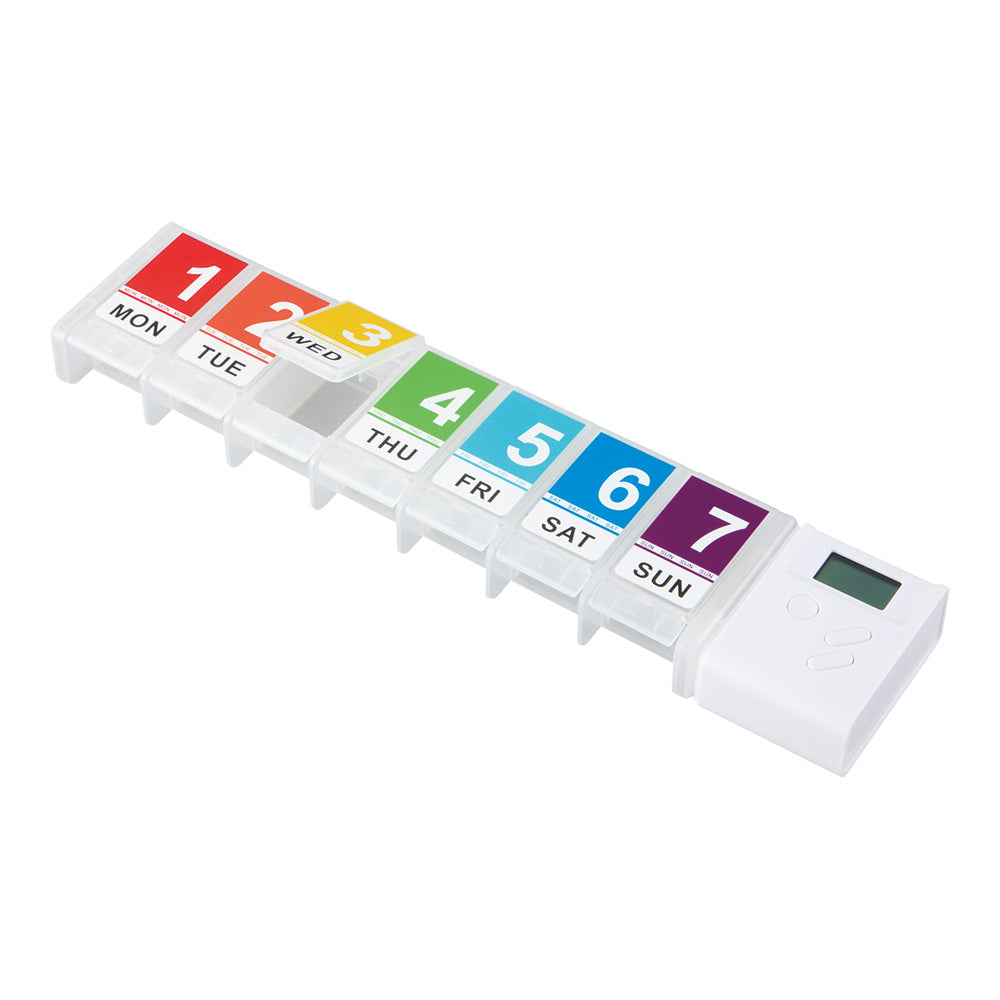 アラーム付きお薬ケース 白　BSKP02 1個