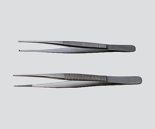 Ophthalmic tweezers, 115mm, with hooks, 1 piece