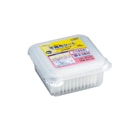 アルウエッティBox-E不織布 150×150mm 25枚入（酒精綿）　34600 1箱(25枚入)