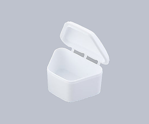 Denture case white 04223 1 piece