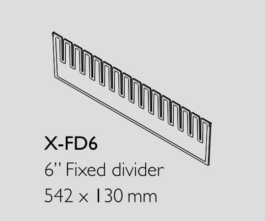 Partition plate (middle shelf, horizontal) for emergency cart [LUXE] X-FD6 1 piece