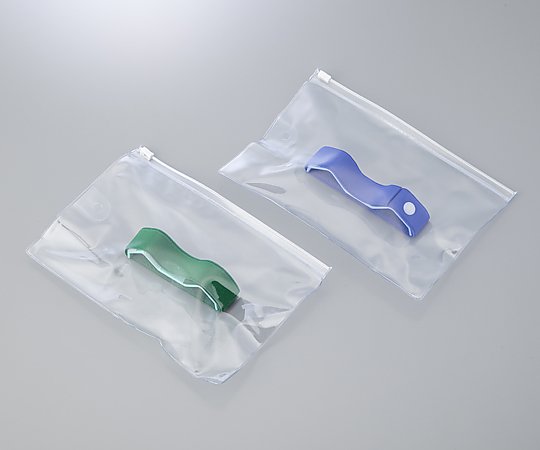 Hemostatic clamp (NE clamp, round pad) M, green, 1 piece, with slider back, NE-2071, 1 piece