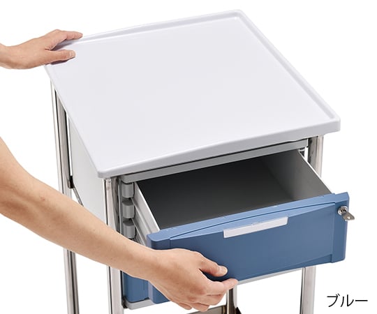 Navismate Tray Wagon 2-Tier Box Blue 1 pc