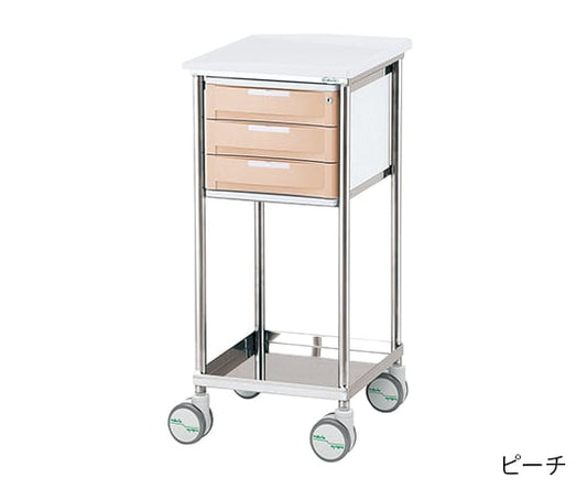 Navismate Tray Wagon 3-Tier Box Peach 1pc