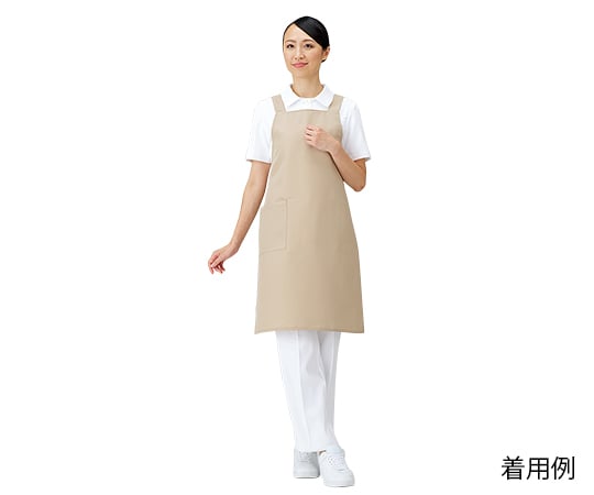 エプロン （男女兼用） ベージュ JU-6359t　516722-099 1枚