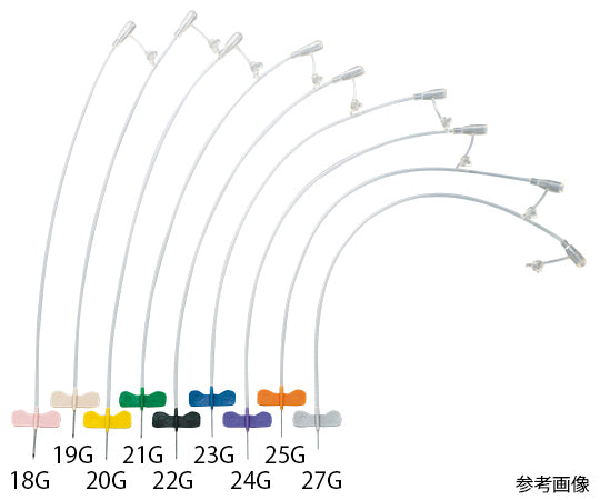 (Split) Winged Needle 22G x 19mm Black 1 pack (10 pieces) 01205 1 pack (10 pieces)
