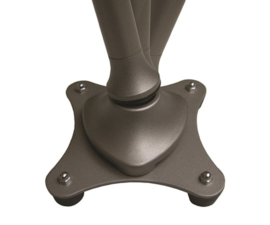 Karugamo 4-point walking stick, stainless color, WB3826, 1 piece