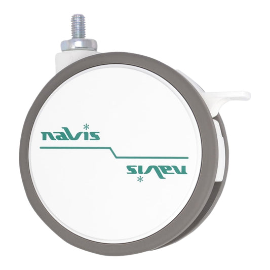 Navis Caster φ100mm with screw and stopper FW100N8AL-14-AZ 1 piece