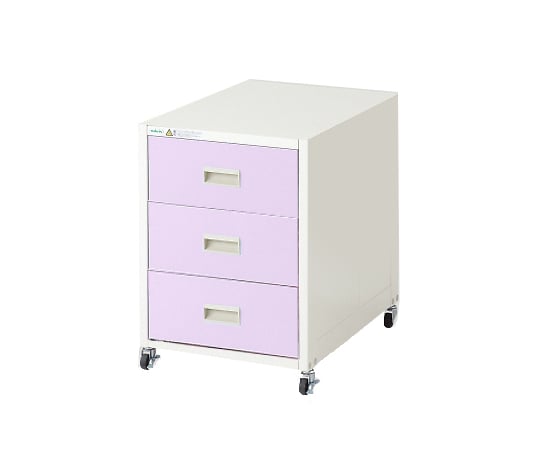アルティア　点滴処置車　460×657×630　ラベンダー　ワゴン 1個