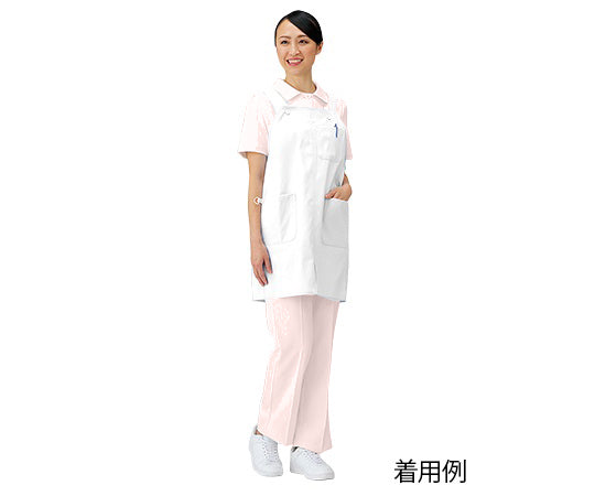 Apron (5 pockets/front slit) White/M 1 piece