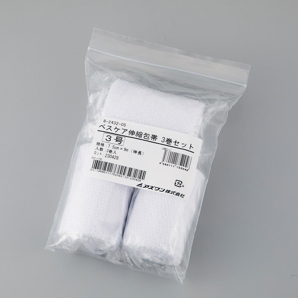 베스케어 신축 붕대 3호 3권입 1봉(3권입)