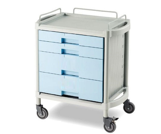 Utility cart, 2 shallow drawers and 2 deep drawers, 745 x 475 x 850 mm, YDS-302, 1 unit