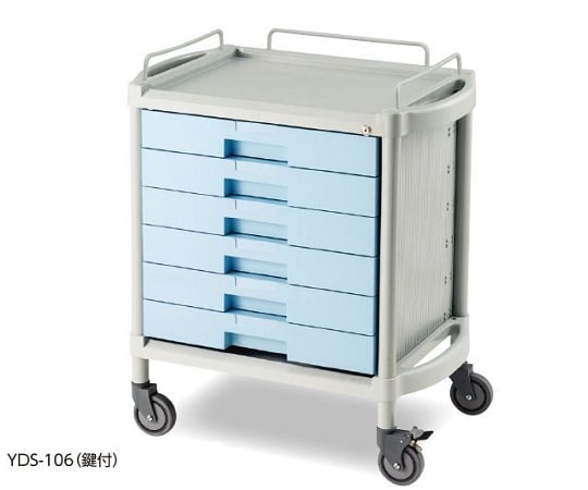 ユーティリティカート 鍵付き 浅型6段　YDS-106 1台